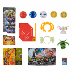 Bakugan 3.0 - BATTLE PACK - 3 Billes , 2 Billes Special Attack, 2 Anneaux De Combat, 1 Carte Lanceur Et 12 Cartes - Collection Jouet - Jouet Enfant 6 Ans Et + Modèle Aléatoire