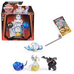Bakugan 3.0 - STARTER PACK - 2 Billes , 1 Bille Special Attack, 1 Anneau de Combat, 1 Carte Lanceur et 9 Cartes - Collection  ...
