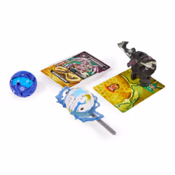 Bakugan 3.0 - STARTER PACK - 2 Billes , 1 Bille Special Attack, 1 Anneau de Combat, 1 Carte Lanceur et 9 Cartes - Collection Jouet - Jouet Enfant 6 Ans Et + - Modèle Aléatoire