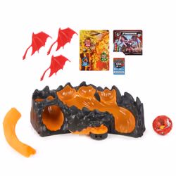 Bakugan 3.0 - COFFRET ENTRAINEMENT - 1 Zone D’Entraînement Avec Obstacles, 1 bille , 1 Connecteur Et 2 Cartes - Collection Jouet - Jouet Enfant 6 Ans Et + Modèle Aléatoire
