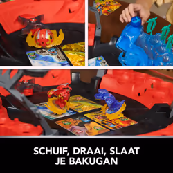 Bakugan 3.0 - ARENE DE COMBAT - 1 Arène De Combat, 1 Bille Special Attack, 1 Anneau, 1 Lanceur Et 4 Cartes - Collection Jouet - Jouet Enfant 6 Ans Et +