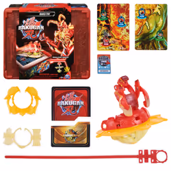 Bakugan Baku-tin avec Special Attack Mantid, figurine articulée personnalisable rotative et boîte de rangement pour jouets, j ...