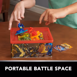Bakugan Baku-tin avec Special Attack Mantid, figurine articulée personnalisable rotative et boîte de rangement pour jouets, jouets pour garçons et filles à partir de 6 ans
