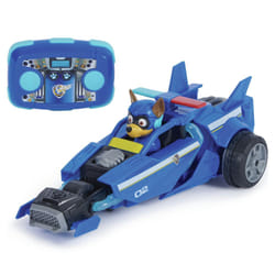 PAW Patrol - La Super Patrouille Le Film - Véhicule RC Chase - Voiture Télécommandée Voiture Figurine Pat Patrouille À Collectionner - Pat Patrouille Jouet - Voiture pour Enfant 3 Ans et +