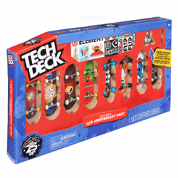 Tech Deck - FINGER SKATE - COFFRET 25E ANNIVERSAIRE 8 FINGER SKATES - 8 Authentiques Finger Skates A Collectionner Et 1 Figurine Dud - 25 ans - Mini skate - Jouet Enfant 6 Ans et + - Vue supplémentaire 6
