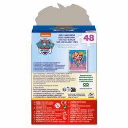 Games LA PAT PATROUILLE - Puzzle Boite Personnage 48 Pièces Carton Stella La Pat Patrouille - Paw Patrol - Jeu De Société Puzzle Pat'Patrouille - Chase Marcus Stella Ruben Everest - Jouet Enfant 3 Ans Et +