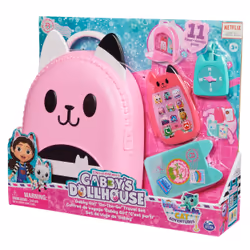 Gabby's Dollhouse , Coffret de voyage Gabby Girl C'est parti, jouets pour jeux de rôle de voyage, jouet passeport, jouet téléphone et charm boussole, jouets pour filles et garçons à partir de 3 ans - Vue supplémentaire 8