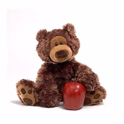 GUND , Ourson en peluche Philbin, marron chocolat, 30,5 cm