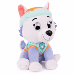 GUND LA PAT’ PATROUILLE - PELUCHE 15 CM EVEREST - Peluche Everest Taille 15 cm - Lavable En Surface - Jouet Premier Age - 6058441 - Jouet Bébé 12 Mois et +
