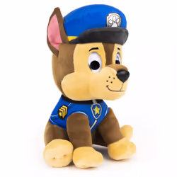 GUND LA PAT’ PATROUILLE - PELUCHE 25 CM CHASE - Peluche Chase Taille 25 cm - Lavable En Surface - Jouet Premier Age - 6058444 - Jouet Bébé 12 Mois et +