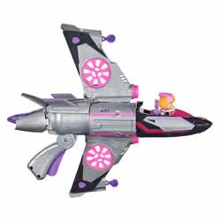 PAW Patrol - La Super Patrouille Le Film - Véhicule Deluxe Stella - Voiture Figurine Figurine Pat Patrouille À Collectionner - Sons Et Lumières - Pat Patrouille Jouet - Voiture pour Enfant 3 Ans et +