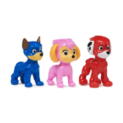 PAW Patrol : La Super Patrouille le film, Coffret cadeau de 3 figurines Pup Squad avec figurines Chase, Stella et Marcus Super-Chiots, jouets pour filles et garçons à partir de 3 ans