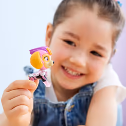 PAW Patrol - La Super Patrouille Le Film - Véhicule + Figurine Stella - Voiture Figurine Pat Patrouille À Collectionner - Sons Lumières - Pat Patrouille Jouet - Voiture pour Enfant 3 Ans et + - Vue supplémentaire 8