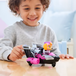 PAW Patrol - La Super Patrouille Le Film - Véhicule + Figurine Stella - Voiture Figurine Pat Patrouille À Collectionner - Sons Lumières - Pat Patrouille Jouet - Voiture pour Enfant 3 Ans et + - Vue supplémentaire 9
