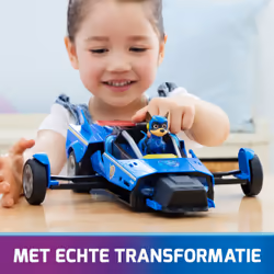 PAW Patrol - La Super Patrouille Le Film - Véhicule + Figurine Chase - Voiture Figurine Pat Patrouille À Collectionner - Sons Lumières - Pat Patrouille Jouet - Voiture pour Enfant 3 Ans et + - Vue supplémentaire 2