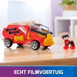 PAW Patrol - La Super Patrouille Le Film - Véhicule + Figurine Marcus - Voiture Figurine Pat Patrouille À Collectionner - Sons Lumières - Pat Patrouille Jouet - Voiture pour Enfant 3 Ans et + - Vue supplémentaire 5