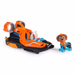 PAW Patrol - La Super Patrouille Le Film - Véhicule + Figurine Zuma - Voiture Figurine Pat Patrouille À Collectionner - Sons Lumières - Pat Patrouille Jouet - Voiture pour Enfant 3 Ans et + - Vue supplémentaire 6