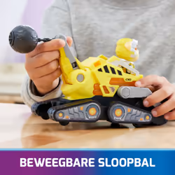 PAW Patrol - La Super Patrouille Le Film - Véhicule + Figurine Ruben - Voiture Figurine Pat Patrouille À Collectionner - Sons Lumières - Pat Patrouille Jouet - Voiture pour Enfant 3 Ans et + - Vue supplémentaire 4