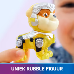 PAW Patrol - La Super Patrouille Le Film - Véhicule + Figurine Ruben - Voiture Figurine Pat Patrouille À Collectionner - Sons Lumières - Pat Patrouille Jouet - Voiture pour Enfant 3 Ans et + - Vue supplémentaire 5