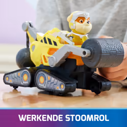 PAW Patrol - La Super Patrouille Le Film - Véhicule + Figurine Ruben - Voiture Figurine Pat Patrouille À Collectionner - Sons Lumières - Pat Patrouille Jouet - Voiture pour Enfant 3 Ans et + - Vue supplémentaire 7