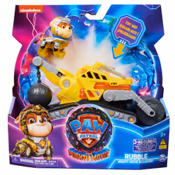 PAW Patrol - La Super Patrouille Le Film - Véhicule + Figurine Ruben - Voiture Figurine Pat Patrouille À Collectionner - Sons Lumières - Pat Patrouille Jouet - Voiture pour Enfant 3 Ans et + - Vue supplémentaire 9