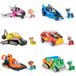 PAW Patrol : La Super Patrouille le film, Voiture avec figurine articulée Chase Super-Chiots, sons et lumières, jouets pour filles et garçons camion partir de 3 ans