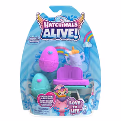 Hatchimals ALIVE - Pack de 2 + Chaise Haute - 2 Oeufs, 2 Figurines À Collectionner, 1 Chaise Haute Et 3 Accessoires - A Faire ...