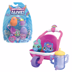 Hatchimals ALIVE - Pack de 2 + Poussette - 2 Oeufs, 2 Figurines À Collectionner, 1 Poussette Et 3 Accessoires - A Faire Eclor ...