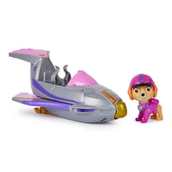 PAW Patrol - Pat Patrouille - Véhicule + Figurine Stella Jungle Pups - Voiture Figurine Pat Patrouille À Collectionner - Thème Jungle - Pat Patrouille Jouet - Voiture pour Enfant 3 Ans et +
