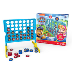 Spin Master Games PAW Patrol, Jeu Quatre à la suite pour enfants, jeu de société pour les soirées en famille, jouets passionnants et amusants, jouets Pat'Patrouille, pour les enfants à partir de 4 ans