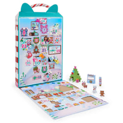 Gabby's Dollhouse Gabby et la Maison Magique - - Calendrier de l’avent 2023 pour Noël Avec 24 Surprises, Figurines et Accessoires - Dessin Animé Gabby Et La Maison Magique - Jouet Enfant 3 Ans et +