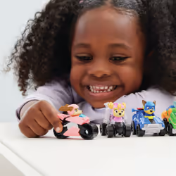 PAW Patrol PAT PATROUILLE LA SUPER PATROUILLE LE FILM - Pack de 7 Racers Pup Squad La Pat Patrouille The Mighty Movie - Voiture Figurine À Collectionner - Pat Patrouille - - Jouet Enfant 3 Ans et + - Vue supplémentaire 4