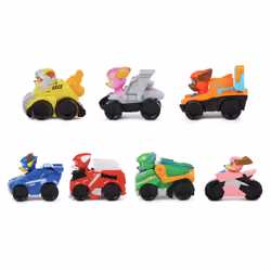 PAW Patrol PAT PATROUILLE LA SUPER PATROUILLE LE FILM - Pack de 7 Racers Pup Squad La Pat Patrouille The Mighty Movie - Voiture Figurine À Collectionner - Pat Patrouille - - Jouet Enfant 3 Ans et + - Vue supplémentaire 8