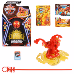 Bakugan 3.0 - PACK 1 SPECIAL ATTACK DRAGONOID - Assemblez Et Personnalisez Votre Bille - 1 Anneau De Combat, 1 Lanceur et 3 C ...