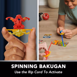 Bakugan 3.0 - PACK 1 SPECIAL ATTACK DRAGONOID - Assemblez Et Personnalisez Votre Bille - 1 Anneau De Combat, 1 Lanceur et 3 Cartes - Collection Jouet - Jouet Enfant 6 Ans Et +
