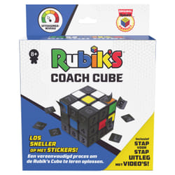 Spin Master Rubik’s , Cube d'apprentissage, Apprenez à résoudre un cube 3x3 avec des autocollants, un guide et des vidéos | Jeu à manipuler antistress | Cube à manipuler pour adultes | à partir de 8 ans