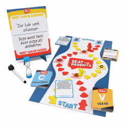 Spin Master Games Beat the Parents, jeu familial de questions-réponses classique, Kids Vs. Parents pour tous les joueurs à partir de 6 ans