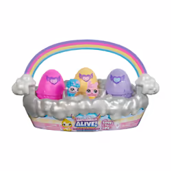 Hatchimals Alive Spring Basket, 3 an(s), Multicolore