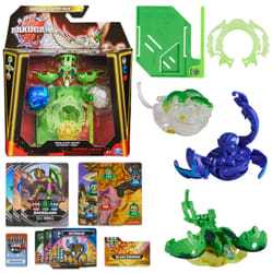 Bakugan 3.0 - STARTER PACK NOUVELLE GENERATION - Nillious, Hammerhead et Dragonoid Special Attack, 1 Anneau de Combat, 1 Carte Lanceur et 9 Cartes - Collection Jouet - Jouet Enfant 6 Ans Et +