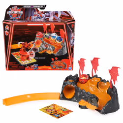 Bakugan Training Set avec Titanium Dragonoid, thème clan des dragons, figurine articulée personnalisable, cartes à échanger e ...