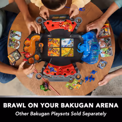 Bakugan 3.0 - BATTLE PACK - Hammerhead,, Titanium Dragonoid, Nillious, Bruiser Special Attack et 1 Dragonoid, 2 Anneaux, 1 Carte Lanceur Et 12 Cartes - Collection - Jouet Enfant 6 Ans Et +