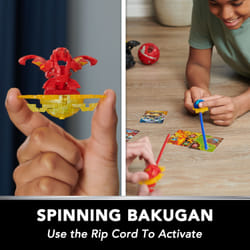Bakugan 3.0 - PACK 1 SPECIAL ATTACK VENTRI - Assemblez Et Personnalisez Votre Bille - 1 Anneau De Combat, 1 Lanceur et 3 Cartes - Collection Jouet - Jouet Enfant 6 Ans Et +