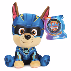 GUND PAW Patrol : La Super Patrouille le film, Peluche Chase, Peluche sous licence officielle pour les enfants à partir d'un  ...