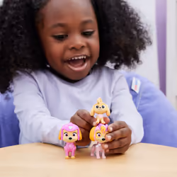 PAW Patrol : La Super Patrouille le film, Stella Super-Chiots, Coffret cadeau avec 3 figurines exclusives, jouets pour filles ...
