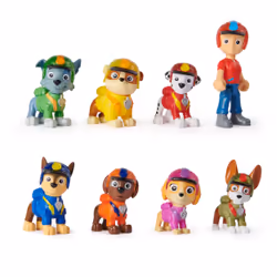 PAW Patrol Jungle Pups, Figure Gift Pack, avec 8 figurines articulées à collectionner, jouets pour filles et garçons à partir ...