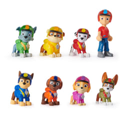 PAW Patrol Jungle Pups, Figure Gift Pack, avec 8 figurines articulées à collectionner, jouets pour filles et garçons à partir de 3 ans