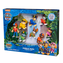 PAW Patrol Jungle Pups, Figure Gift Pack, avec 8 figurines articulées à collectionner, jouets pour filles et garçons à partir de 3 ans - Vue supplémentaire 5