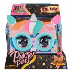Purse Pets Purrisma Unicorn, Fille, Sac à bandoulière, Fermeture à glissière, Multicolore, Motif, 150 mm
