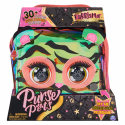Purse Pets Purrisma Tiger, Fille, Sac à bandoulière, Fermeture à glissière, Multicolore, Motif, 150 mm