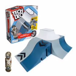 Tech Deck - FINGER SKATE - STARTER SET X-CONNECT SPEED WAVE - Skate Park 100% Modulable À Construire Et Personnaliser + 1 Fin ...